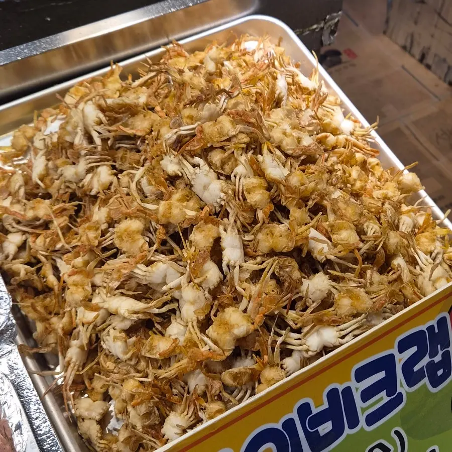 Various fried seafood menu items