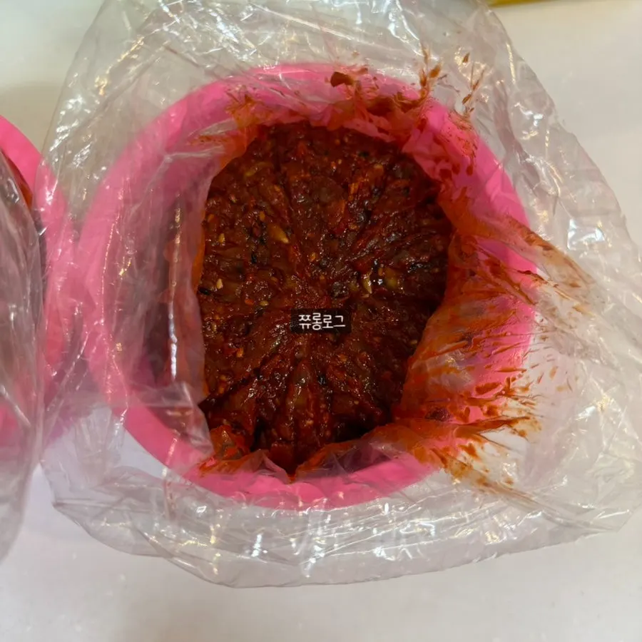 Jeotgal packaging available for delivery orders