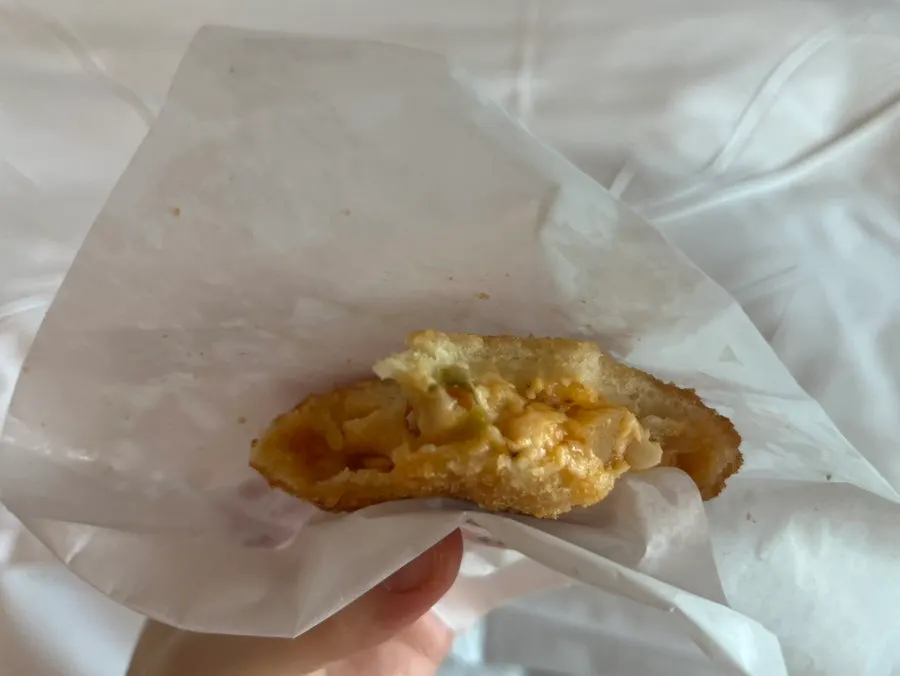Filling inside the meat-filled jjamppong croquette