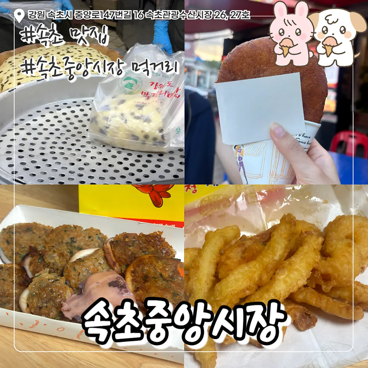 속초중앙시장 먹거리 대표 이미지