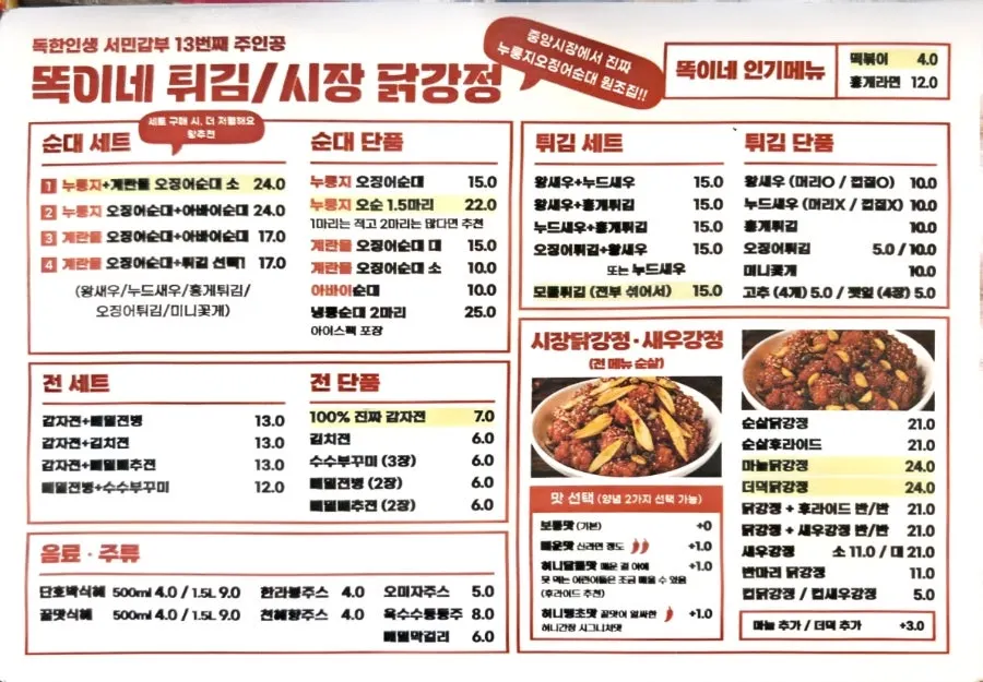 서민갑부 똑이네튀김 매장 외관