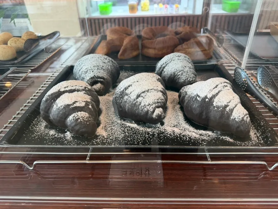 Variety of breads at Cafe Neorae