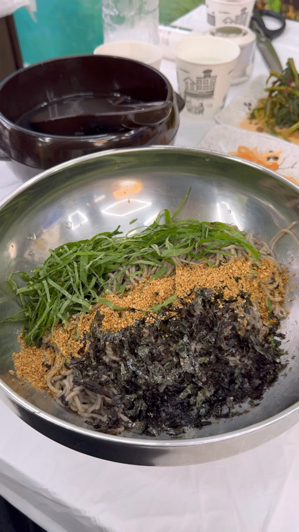 들기름 메밀막국수 들메막 한 그릇