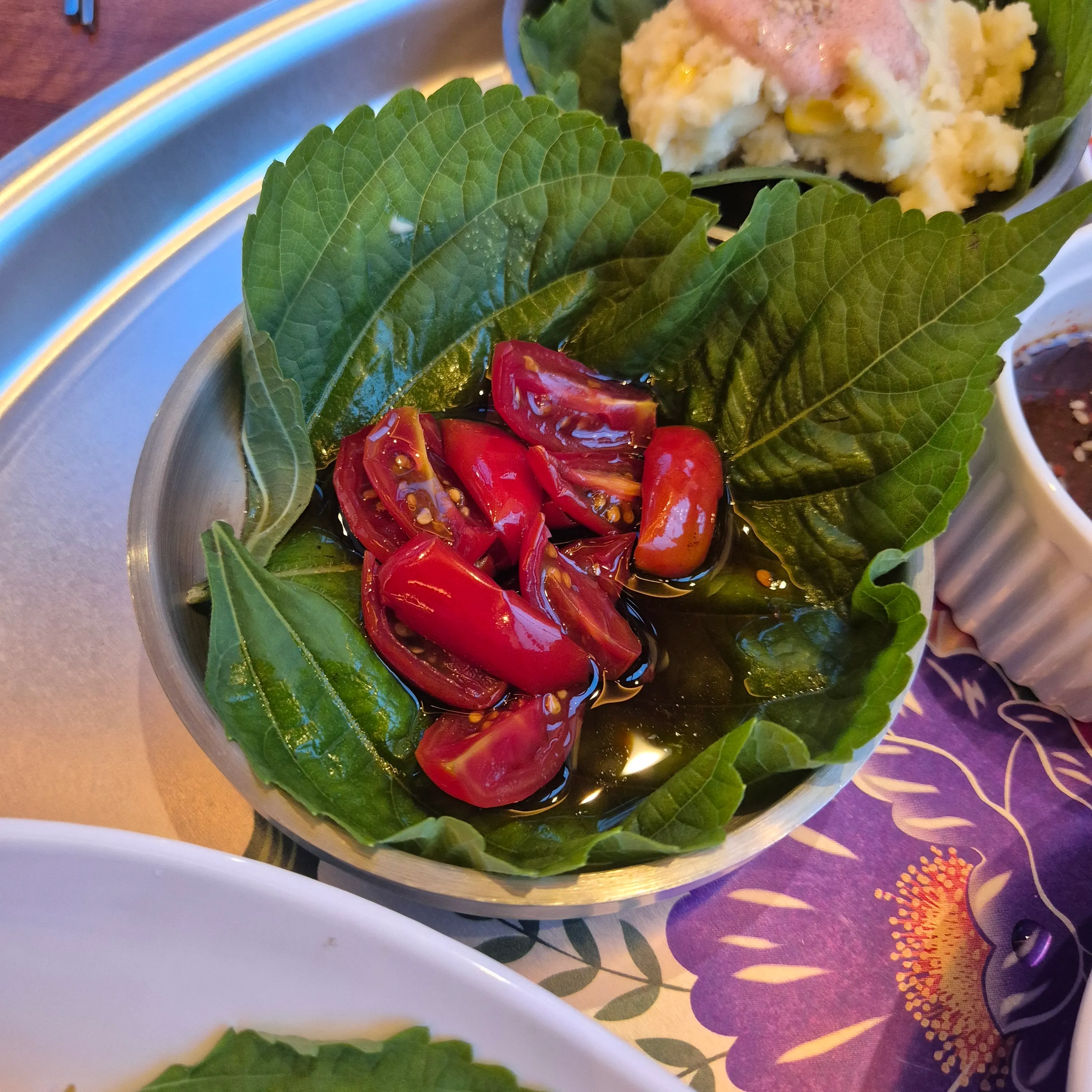 Sweet and tangy pickled tomato