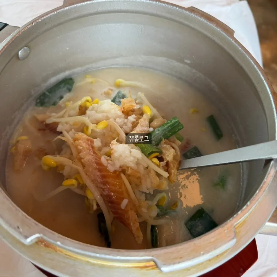 Hot pressure-cooker dried pollack soup