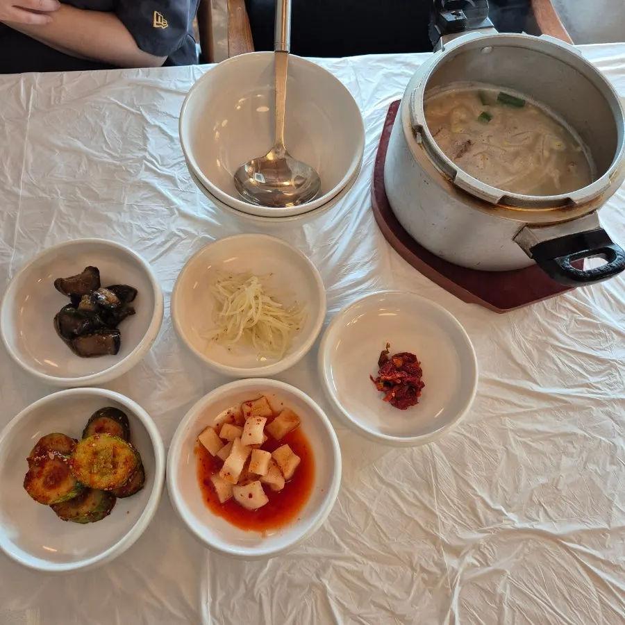 압력솥 황태국밥 주문 메뉴