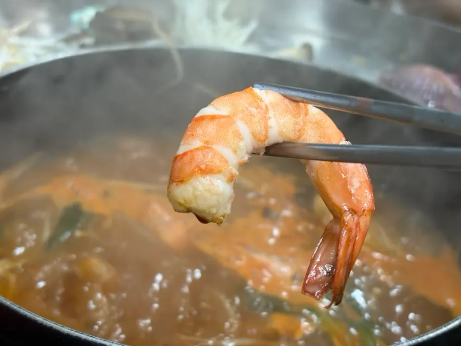 건져 먹는 해물 한 접시