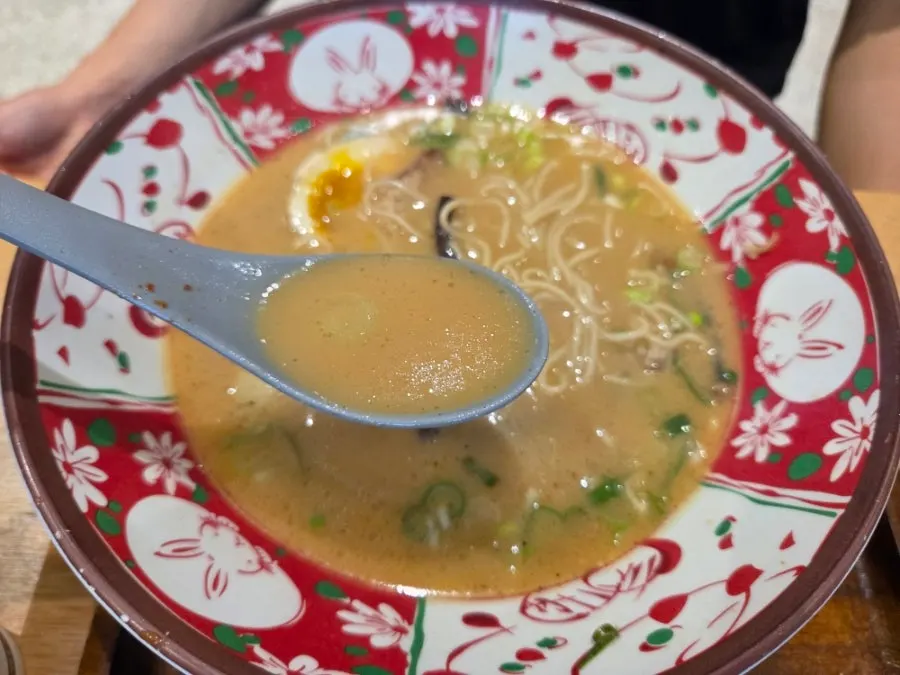 Miso ramen topped with sautéed vegetables