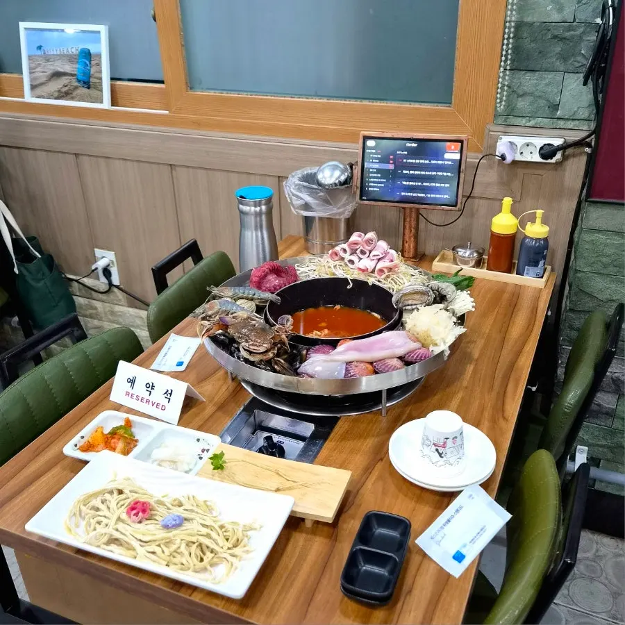 속초해물꽃장칼국수 메뉴와 매장 안내