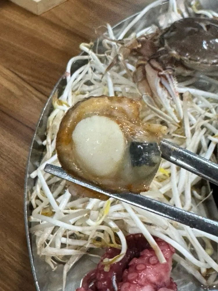 장칼국수와 함께 먹는 샤브 고기