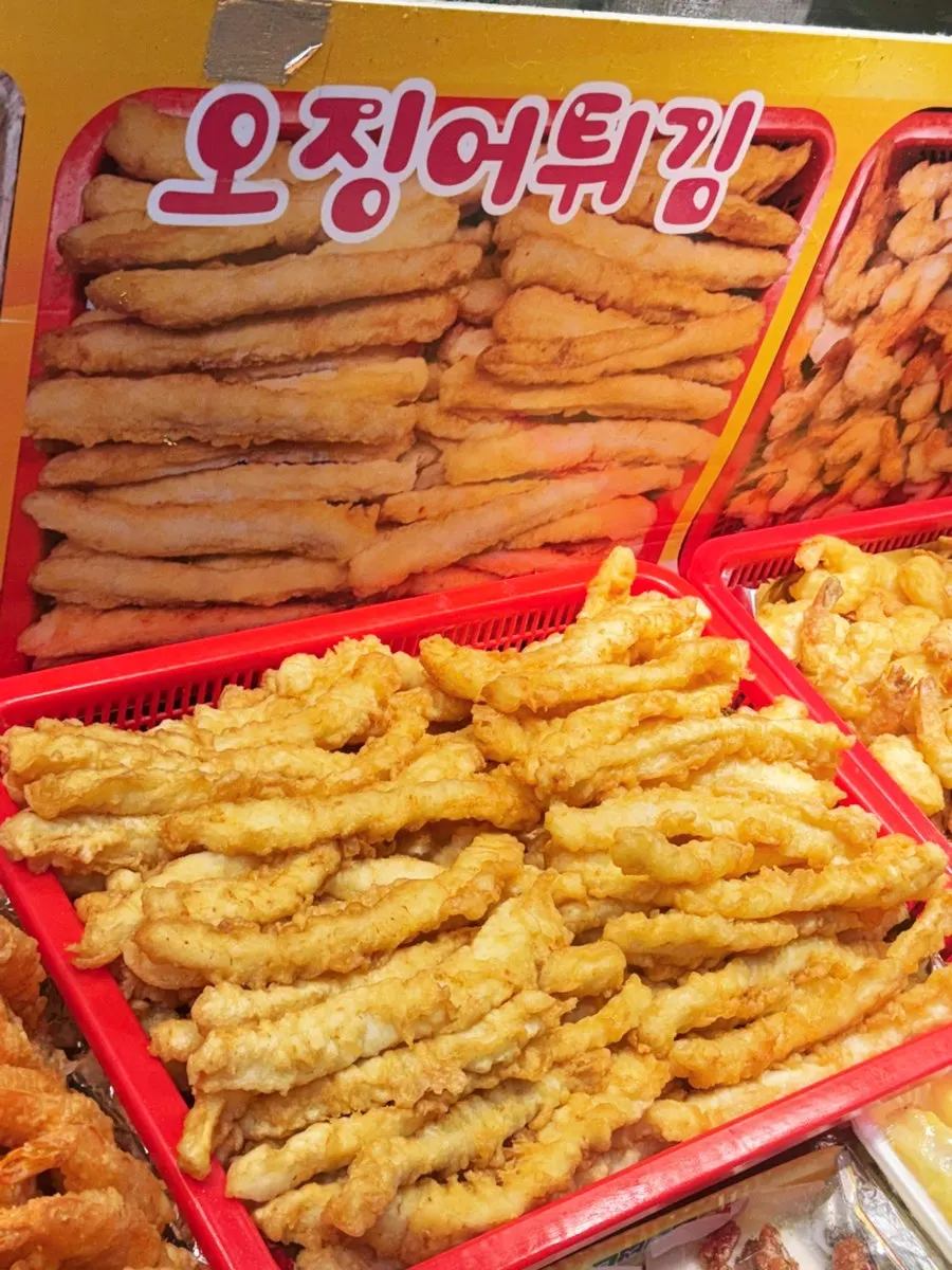 Various foods at Sokcho Jungang Market