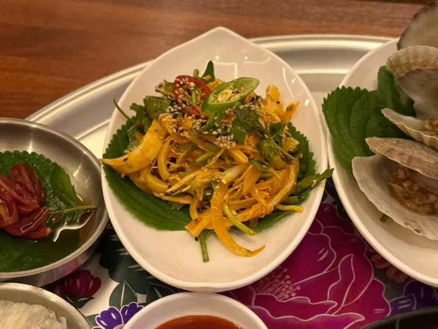 Sundae served with the Sokcho drinking platter
