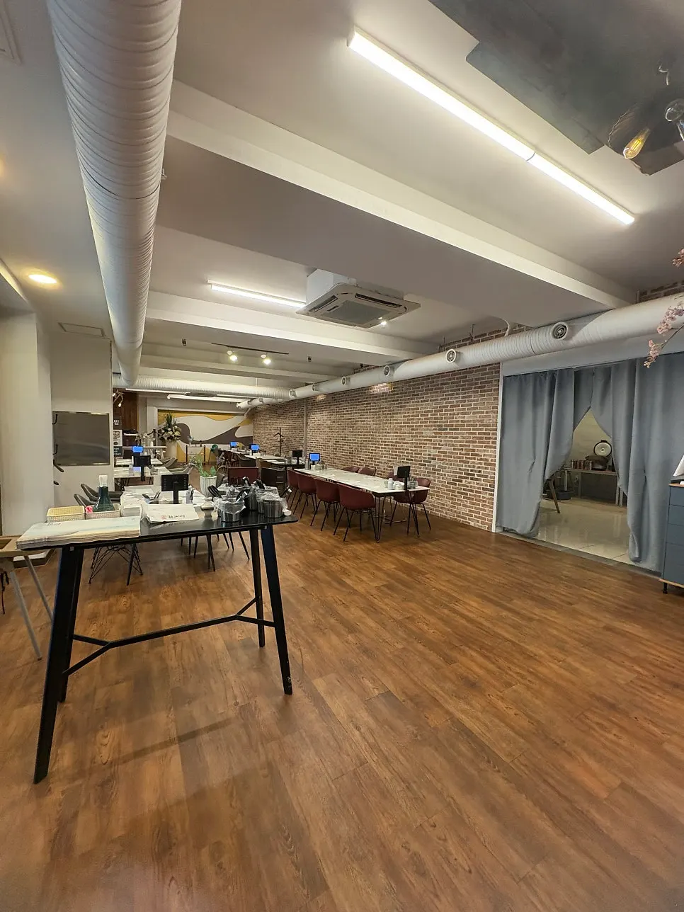 Additional group seating area further inside