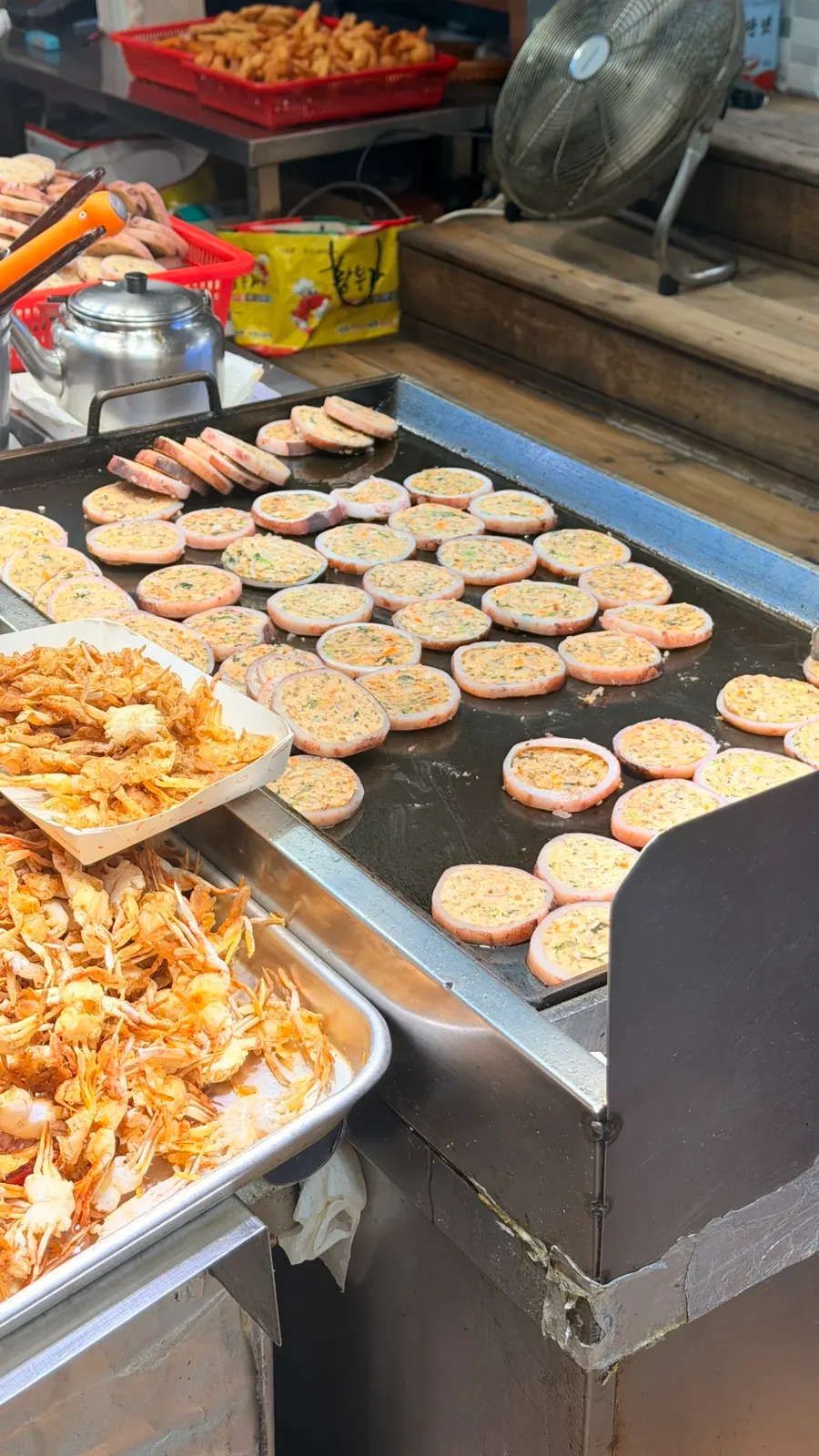 Photo of squid sundae at Sokcho's Jungang Market