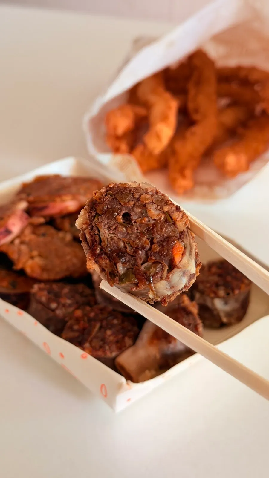 Golden-browned squid sundae