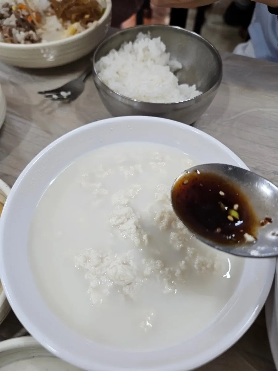 Table near the end of the meal