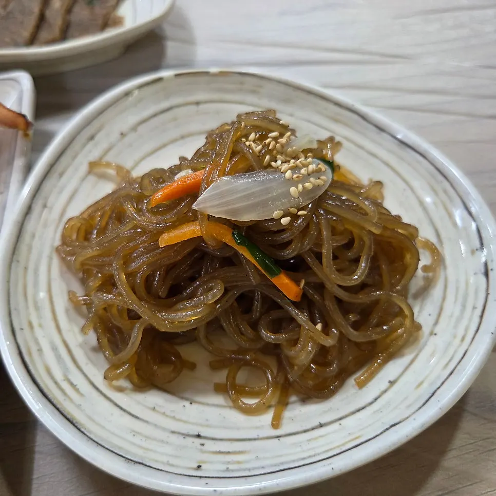 Sundubu meal table setting