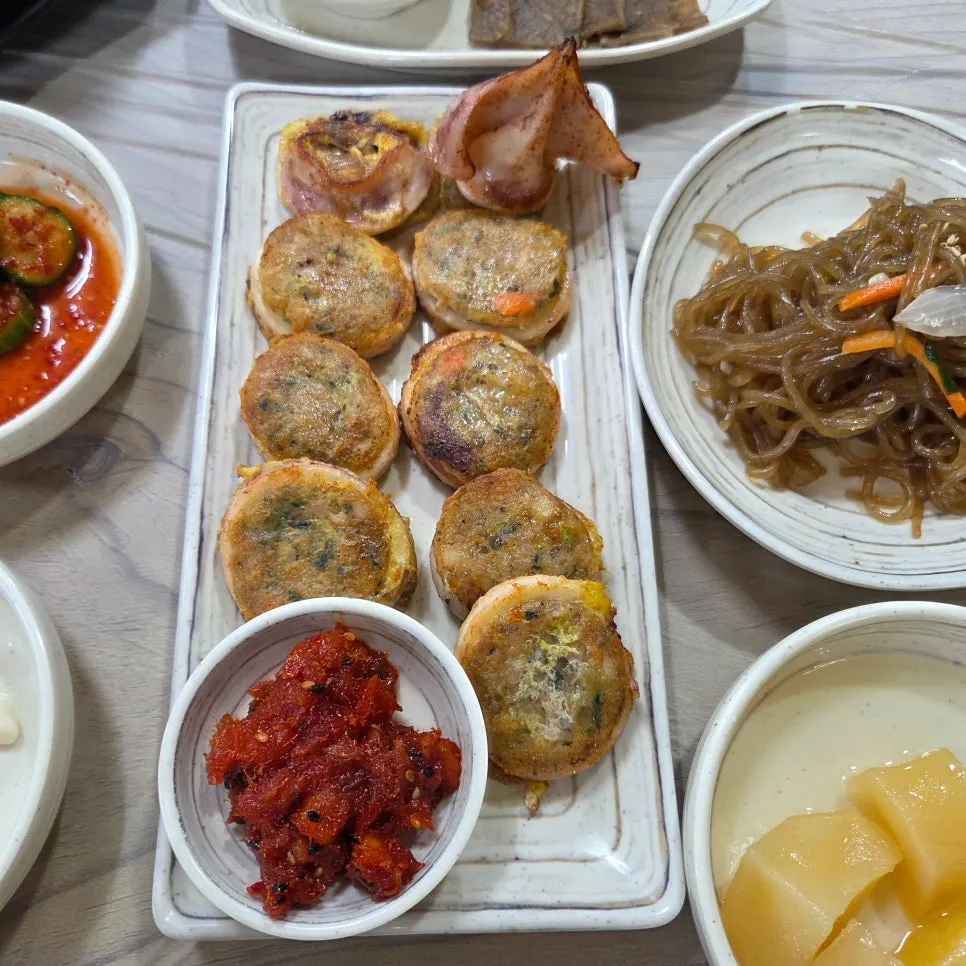 Mildly seasoned side dishes