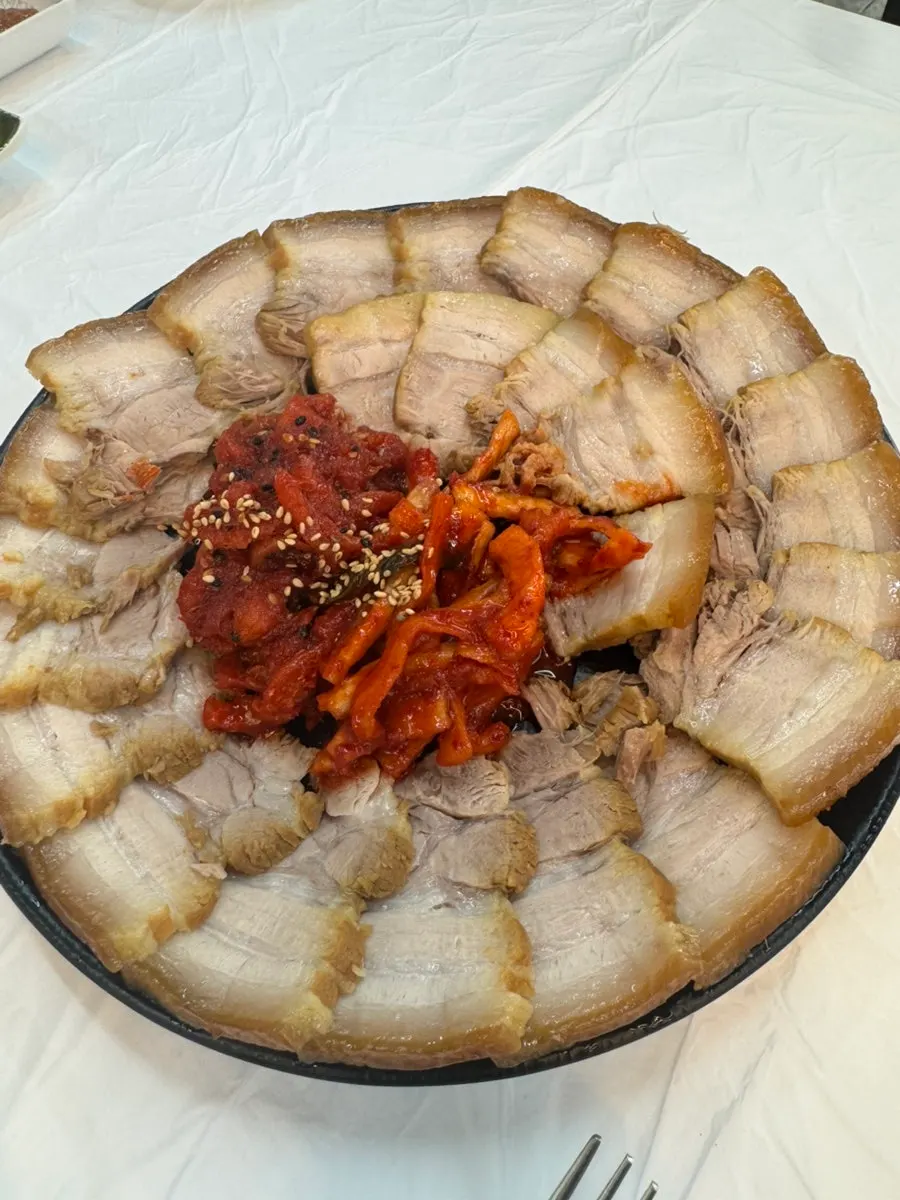 바삭하게 구워진 감자전
