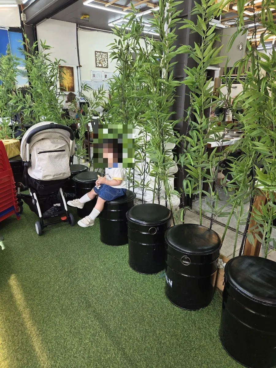 Entrance space for leaving strollers