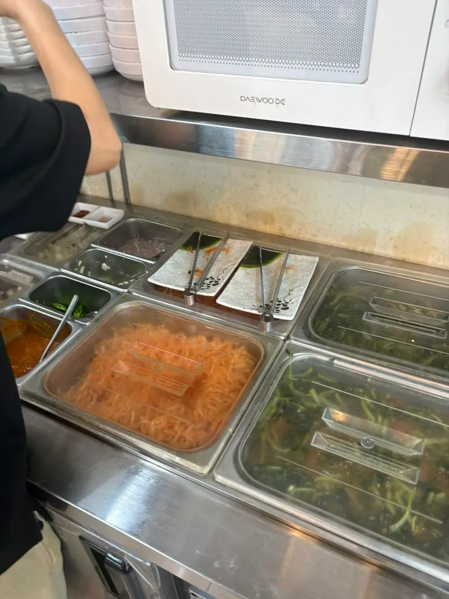 Dongchimi and kimchi side dishes