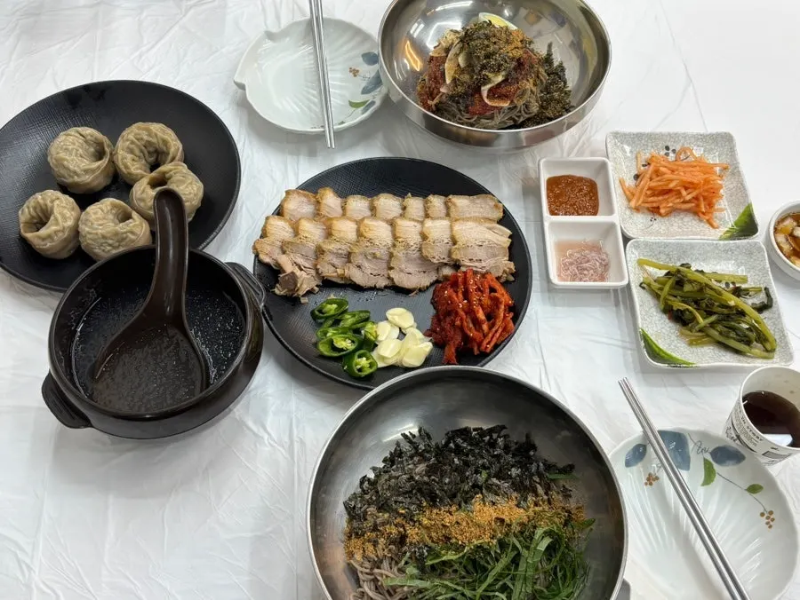 속초탑골막국수 본점 막국수 상차림