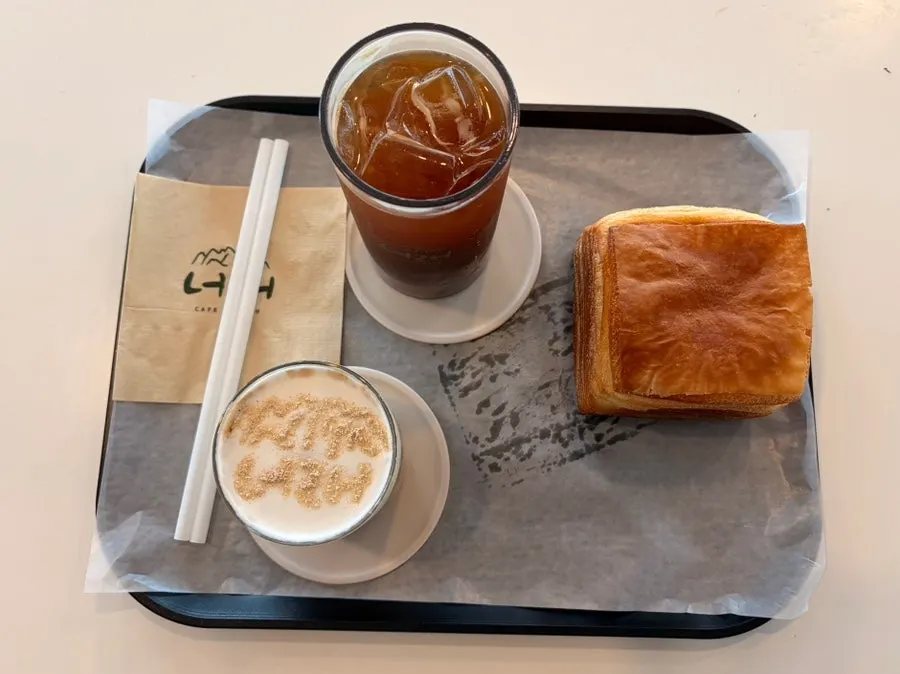 Bread ordered with coffee