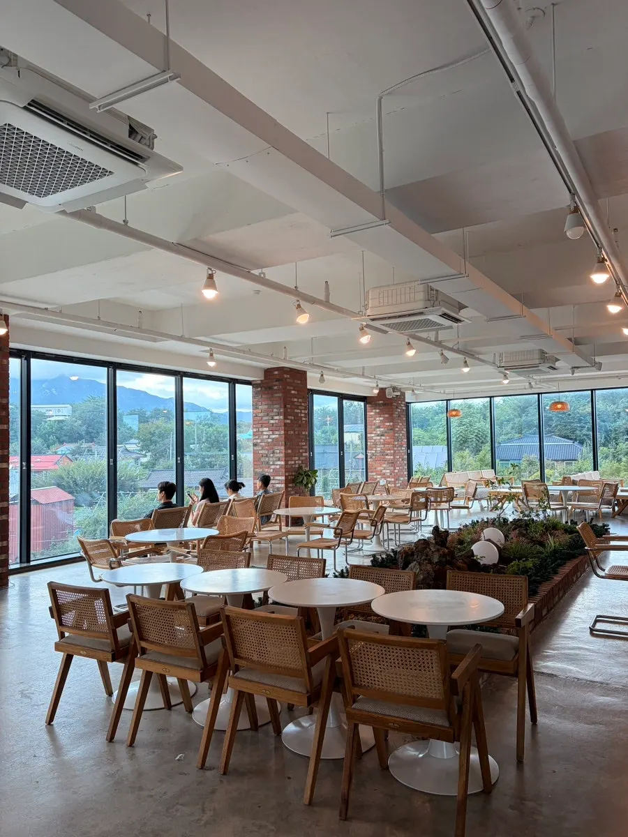 Relaxed interior at Cafe Neorae