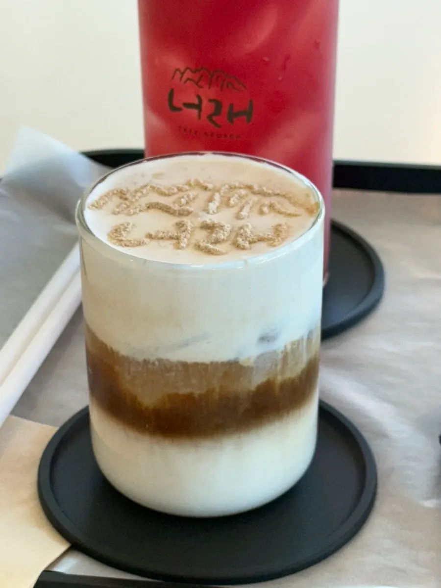 Cafe Neorae's signature Neorae Latte