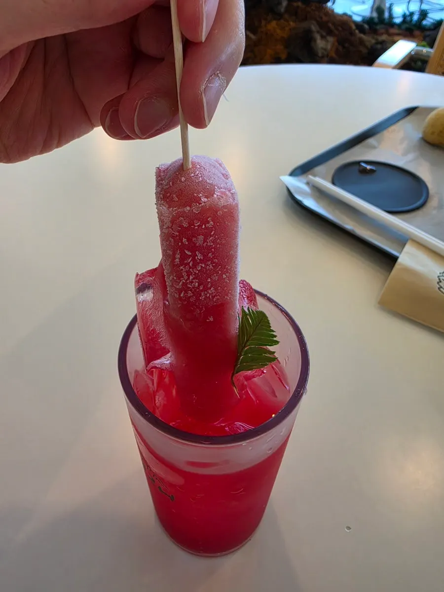 Watermelon Kok Juice ordered on a hot day