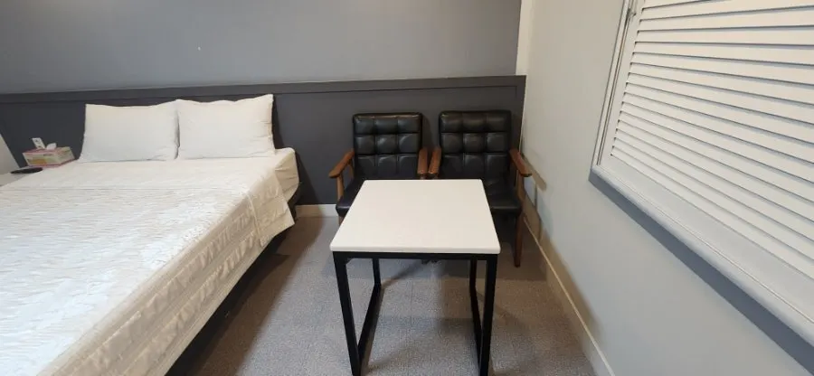 Room chair and table for two