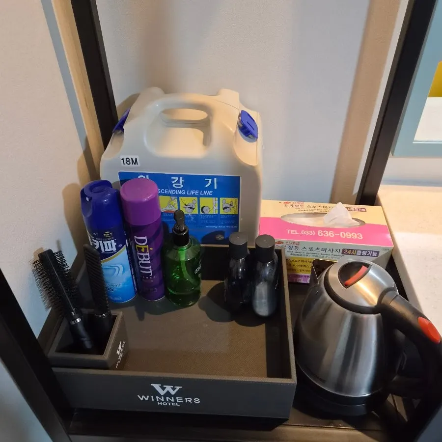 Artículos desechables y amenities de la habitación