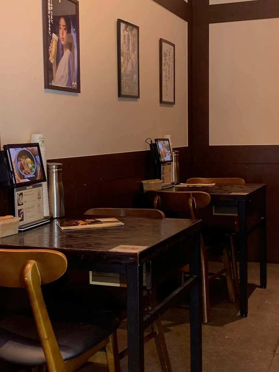 Interior of Solsot Gwangalli with wide table spacing