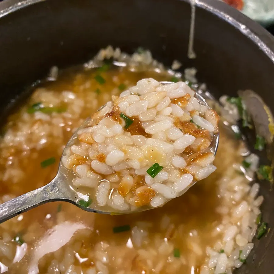 Nurungji simmered in the special broth