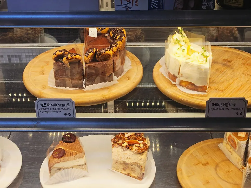 Full dessert spread on a table at Something About Coffee