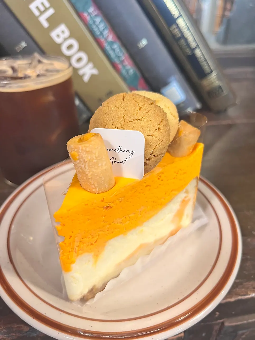 Something About Coffee slice cake