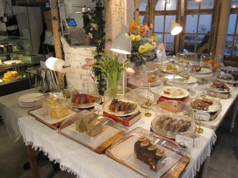 View of the 2nd floor ordering area