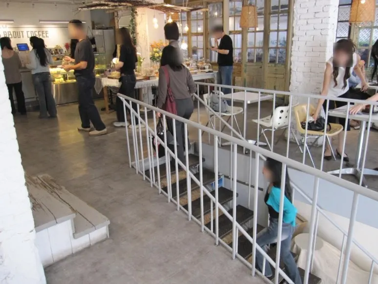 Stairwell area on the 2nd floor