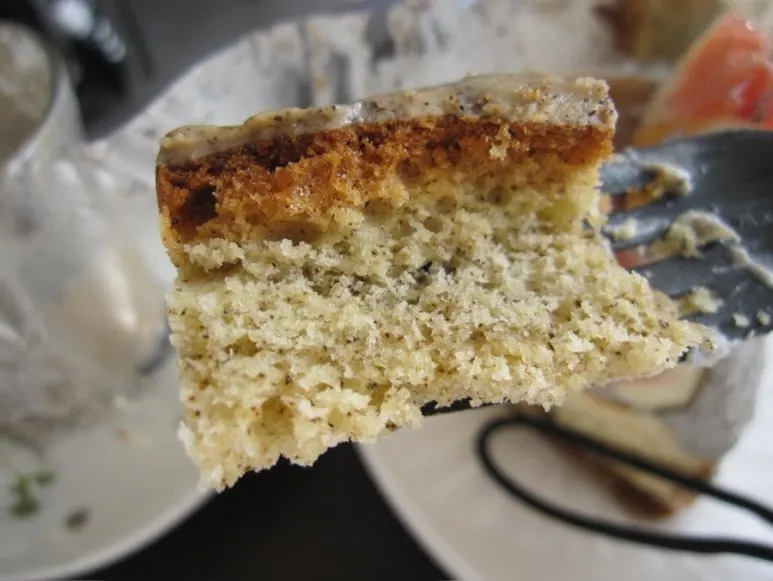 A slice of Earl Grey pound cake