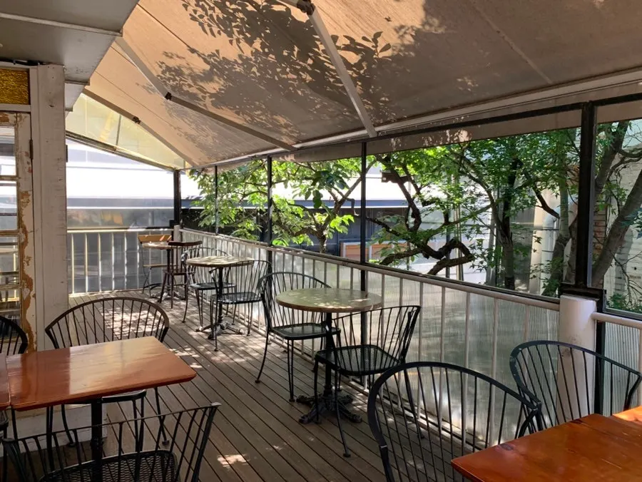 Window seat on the 3rd floor of Something About Coffee