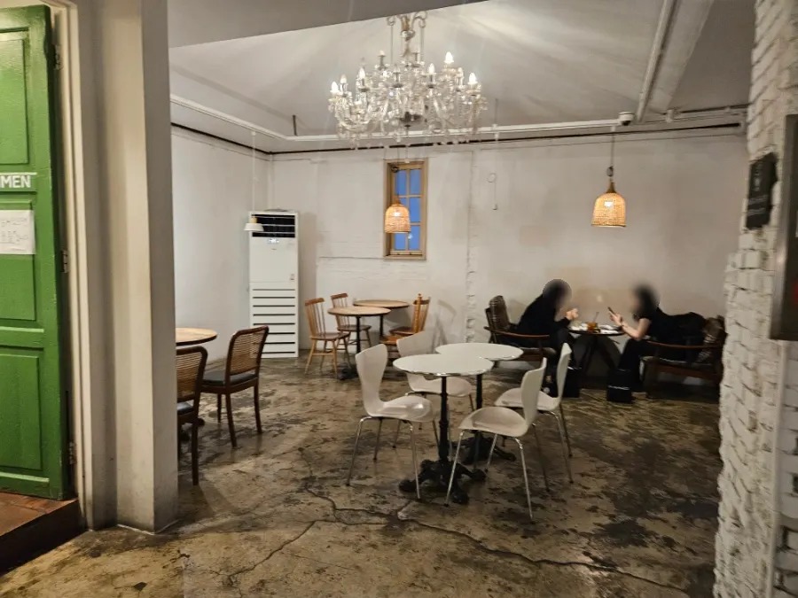 Main second floor with counter and terrace seating