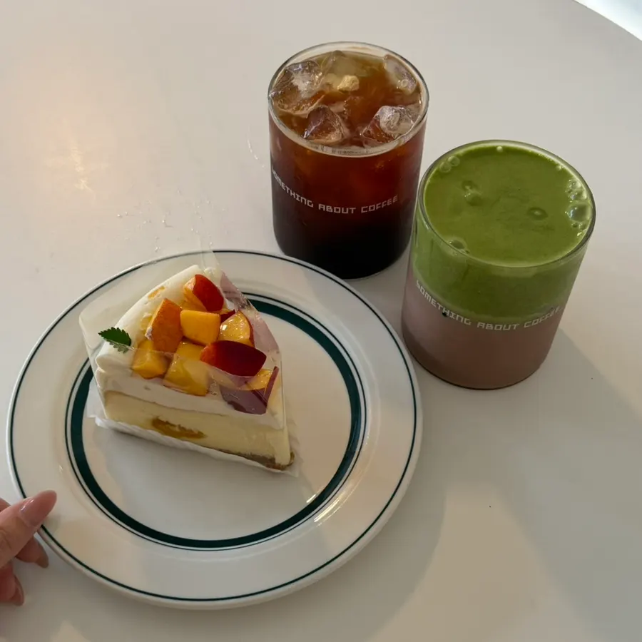 3階の隅の席のテーブル