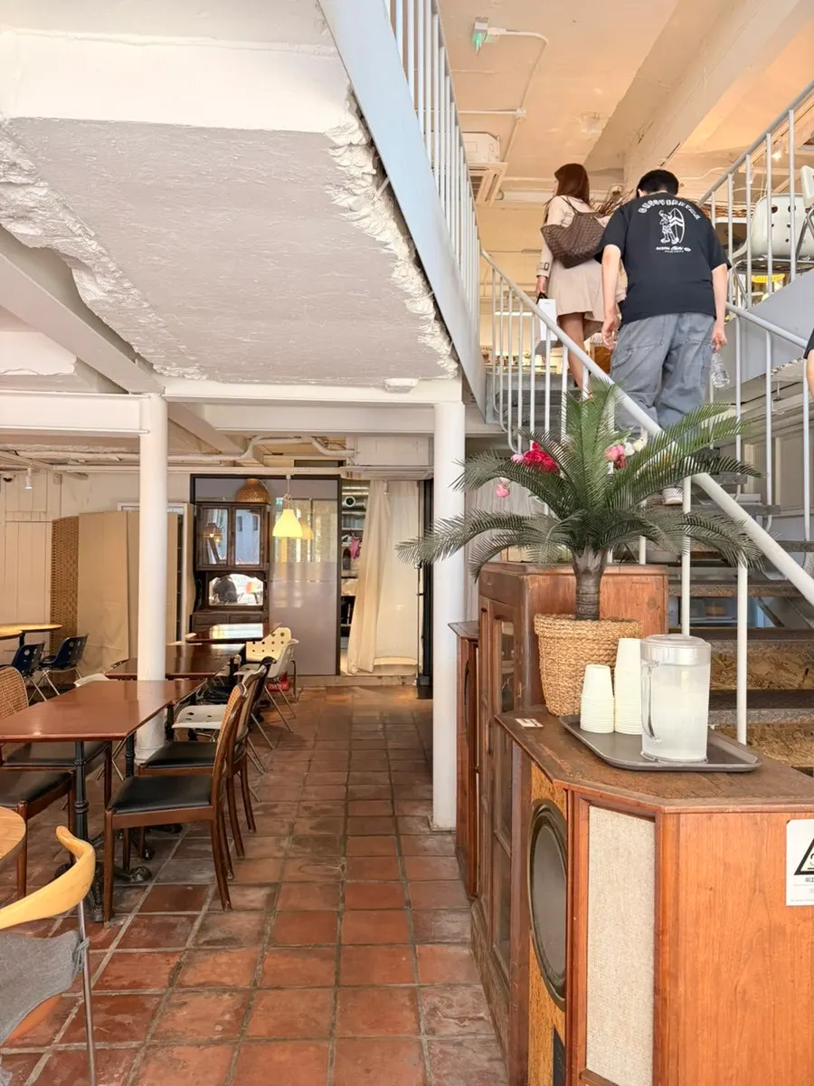 1st floor interior seating at Something About Coffee