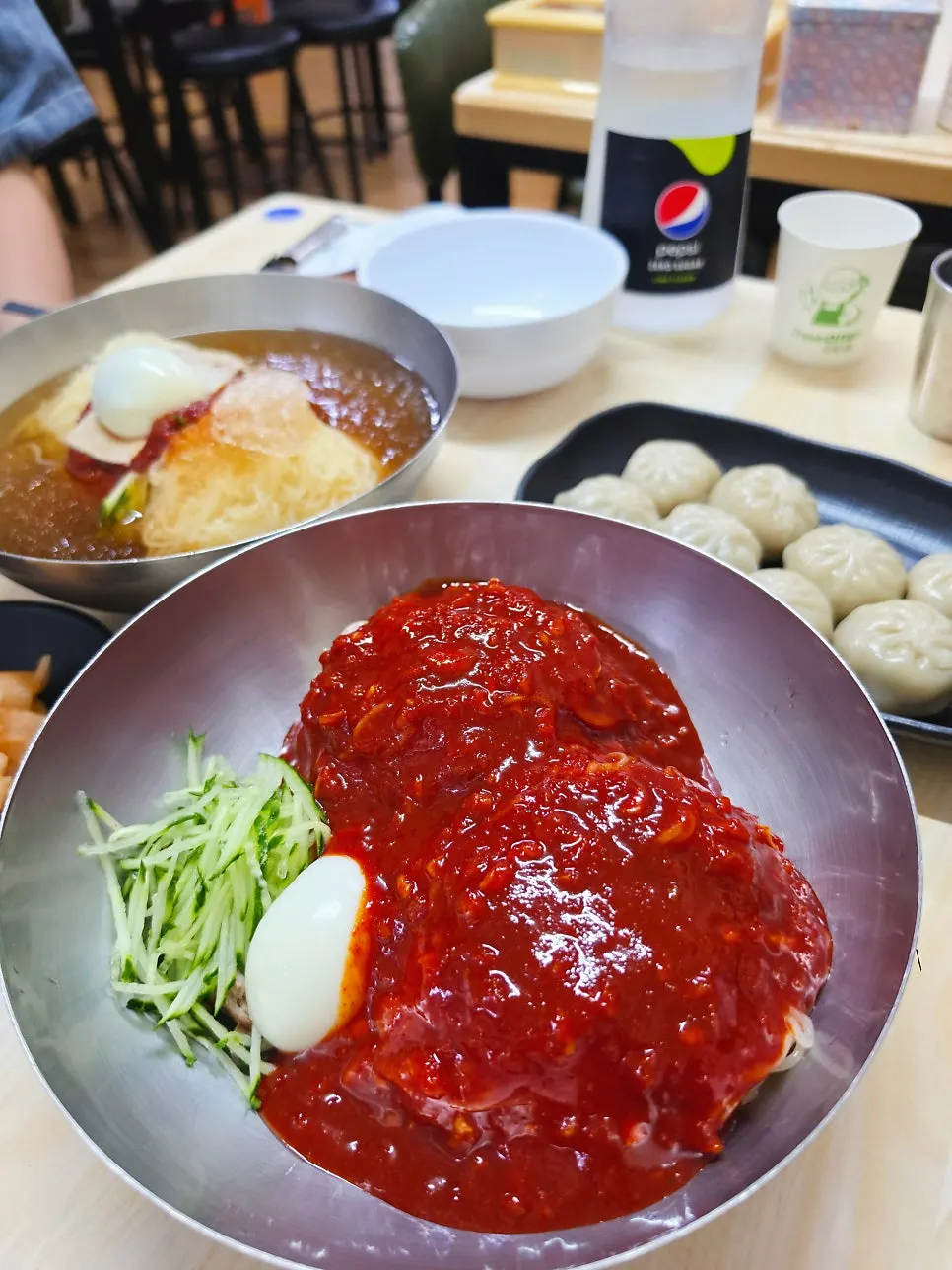 Large-portion milmyeon with two noodle bundles