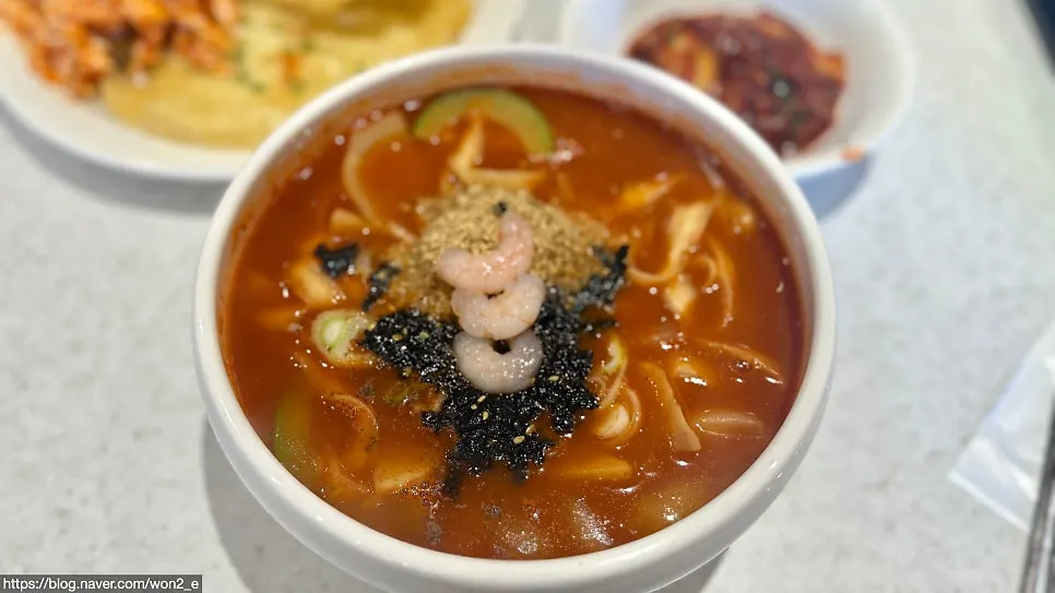 Close-up of kalguksu noodles at Songa Kalguksu