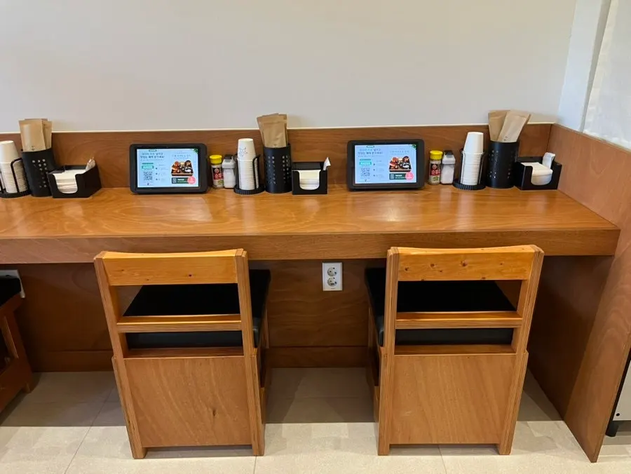 A table suited for 2–4 people