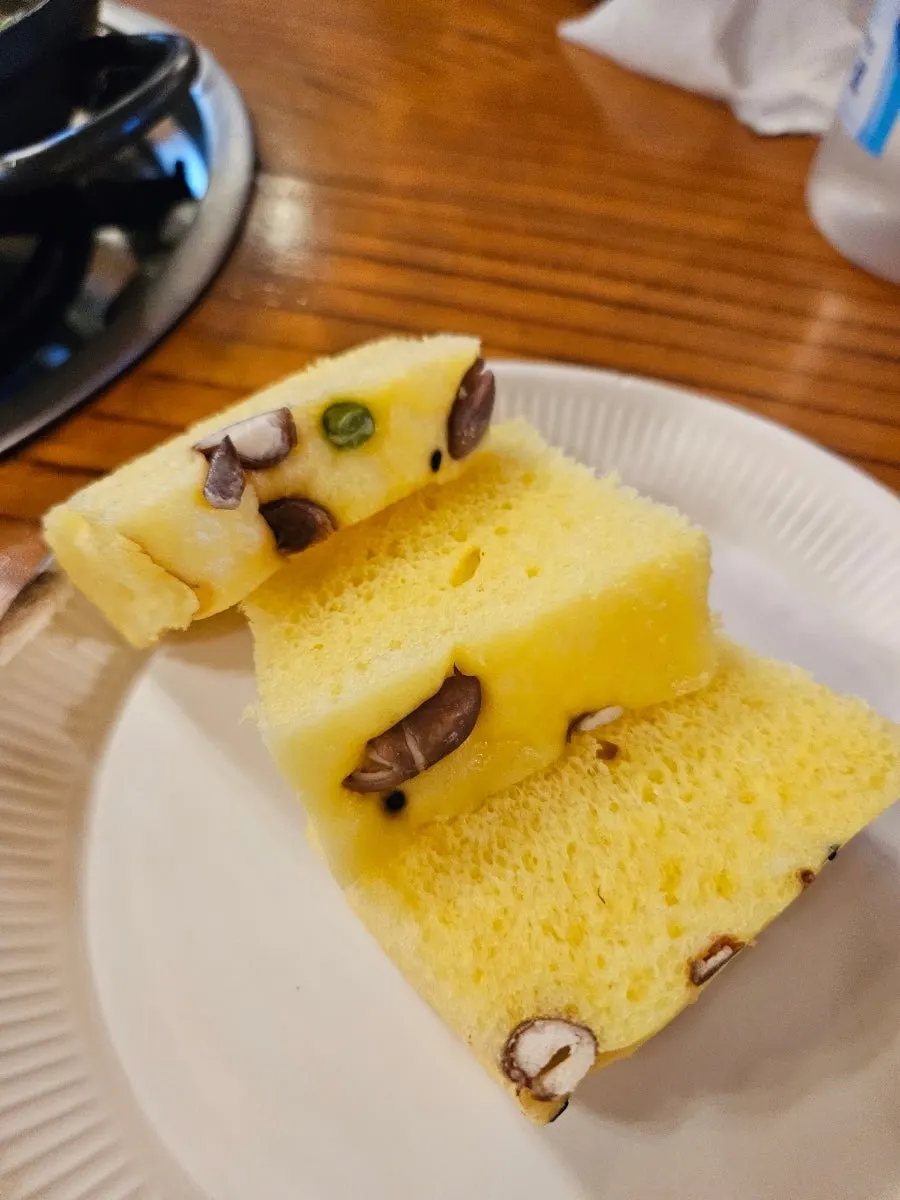아이들이 좋아한 옥수수빵 후식