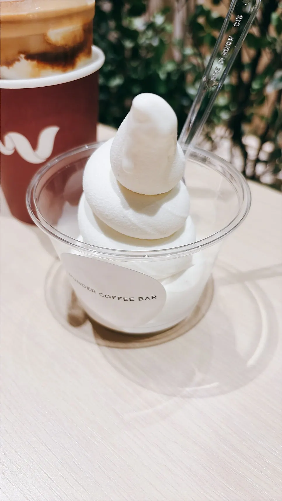 Smooth and sweet soft-serve ice cream