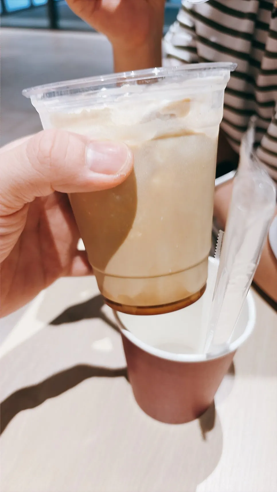 Wundergato mixed after melting to drink like a latte