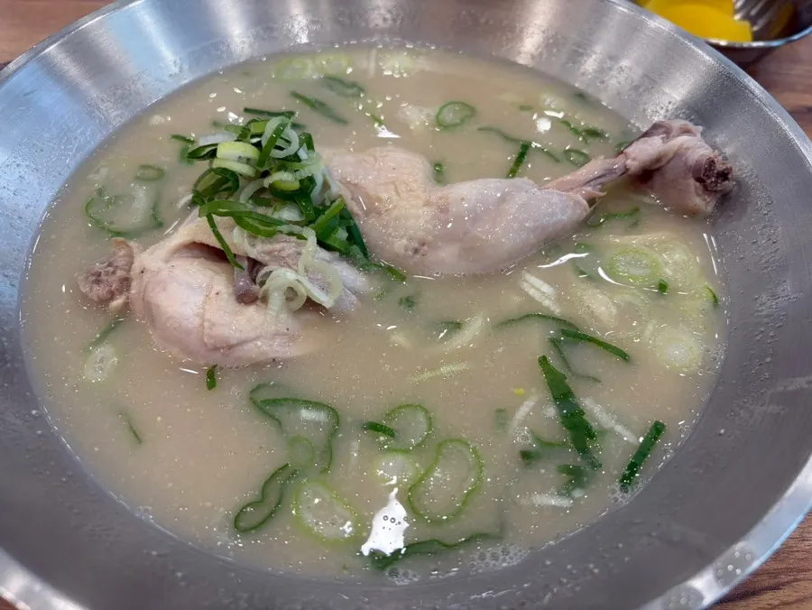 시원한 육수의 초계국수 한 그릇